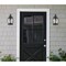 Westinghouse Fixture Wall Outdoor 8W Dusk to Dawn Canyon Txtrd, Black Clear Crackle Glass 6120400 - alternate 3